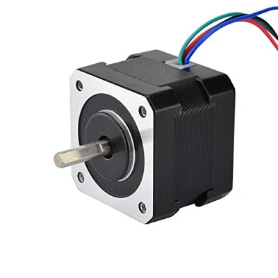 Afbeelding van STEPPERONLINE Nema17 stappenmotor 26 Ncm 1.8deg w/ 1m kabel &amp; connector 12V 0.4A voor CNC 3D printer en robot