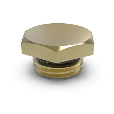 Afbeelding van ABA Beul 21003.002.2 Zeskant afsluitstop messing, 1/4, 2022 01 04 00:00:00