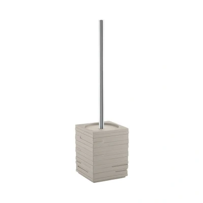 Afbeelding van Toiletborstelhouder Sapho Quadrotto Vrijstaand 38x9.5 cm Polyresin Beige