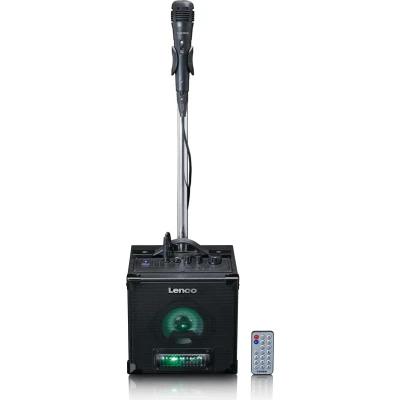 Afbeelding van Lenco BTC 070BK Bluetooth® 5.0 Luidspreker met LED verlichting Black