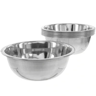 Afbeelding van Kleine RVS stapelbare/Metalen serveerschalen voor Dips, Snacks Dessert
