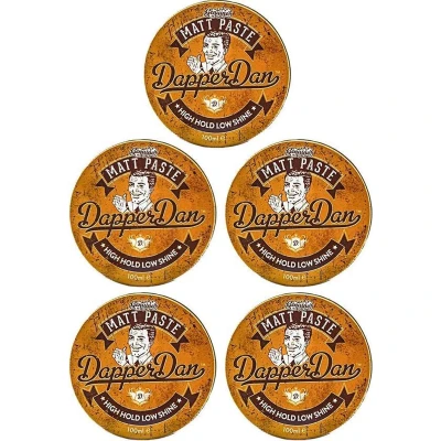 Afbeelding van 5x Dapper Dan Matte Paste 100ml bundel/set/pakket Haibu by Kapperskorting.com