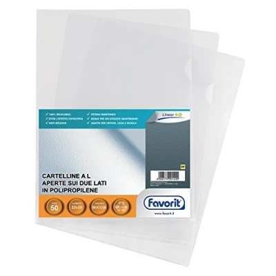 Afbeelding van Favorit 100460001 sorteermap voor binnen, 22 x 30 cm, oranje, 50 stuks