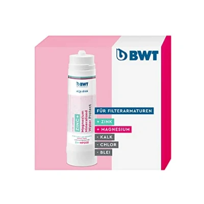 Afbeelding van BWT waterfilter AQA drink zink + MP200 filterkaars met en magnesium drinkwater filtert kalk, chloor, lood koper