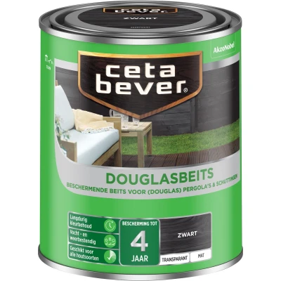 Afbeelding van Cetabever Douglas Beits Zwart 750ml