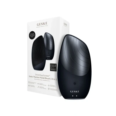 Afbeelding van Geske Sonic Thermo Facial Brush 6 IN 1 Huidverzorgingstool, Maat: One Size, Black