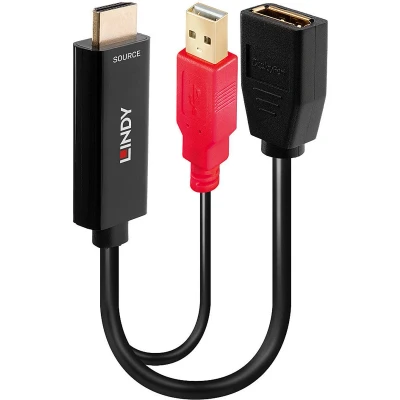 Afbeelding van Adapter HDMI naar DisplayPort LINDY 38289 Zwart