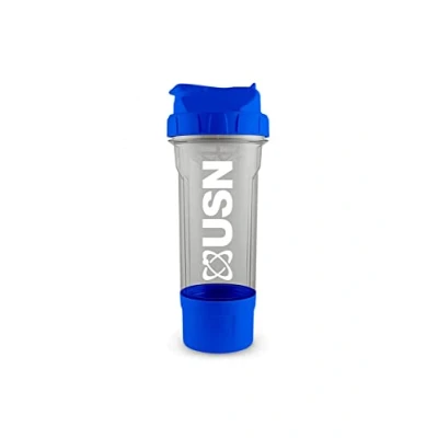 Afbeelding van USN Tornado Proteïne Shaker, 750 ml, eiwitshaker, fles met opbergvak, eenvoudig te reinigen lekvrij ontwerp, rubber