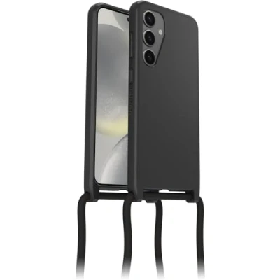 Afbeelding van Otterbox React Samsung Galaxy S24 Back Cover Zwart Met Koord