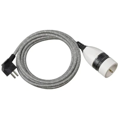 Afbeelding van Brennenstuhl 1161830020 Stroom Verlengkabel Wit, Zwart 5.00 m H05VV 3G 1,5 mm²