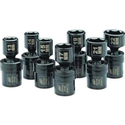 Afbeelding van Ingersoll Rand 1/2&quot; Drive Universele Metrische Socket Set SK4M7UN (7 stuks: 13, 14, 15, 17, 19, 20 mm), Lang als Gereedschap voor Auto