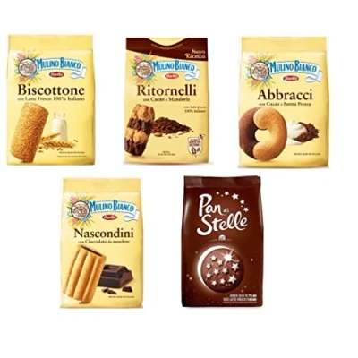 Afbeelding van Testpakket Mulino Bianco Abbracci Ritornelli koekjes, biscuits (12 x 700 g)