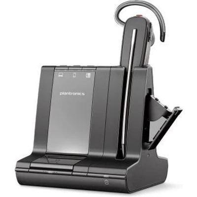 Afbeelding van POLY 8245 Office Headset Draadloos oorhaak, In ear Kantoor/callcenter Bluetooth Zwart