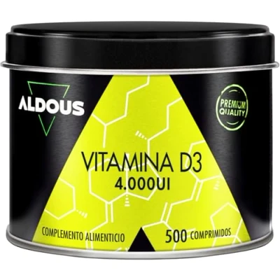 Afbeelding van Vitamine D3 4000 IU maximale dosis 500 tabletten D Cholecalciferol Vitaminen voor immuunsysteem, afweer Spieren en botten Verbeterde Calcium opname Meer dan 1 jaar lang