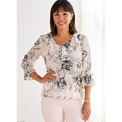 Afbeelding van Butterick B6814B5 Misses/Plus Size TOP/Vest, Multi Colour, 8 10 12 14 16