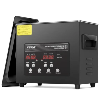 Afbeelding van VEVOR 3L Ultrasoon Reinigingsapparaat met Mandverwarmer en Timer 120W
