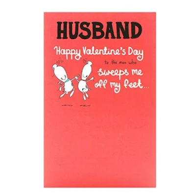 Afbeelding van Man Valentijnsdag kaart, kaart voor man, hond hem