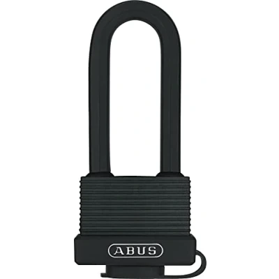 Afbeelding van ABUS messing hangslot 70/45HB63 met hoge beugel weerbestendig slothuis slagvaste kunststof coating veiligheidsniveau 5