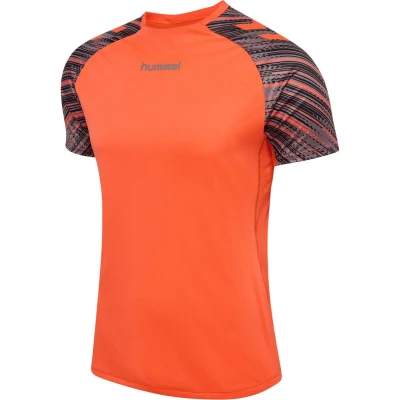 Afbeelding van Hummel Blaze PRO Training S/S Sport Tshirt, Maat: Large, Nasturtium