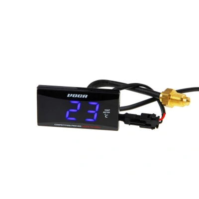 Afbeelding van Temperatuur meter Voca Mini model met verlichting Rood
