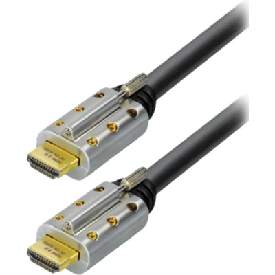 Afbeelding van Maxtrack C 505 10 L HDMI kabel Aansluitkabel A stekker, stekker 10.00 m Zwart 4K UHD, Afgeschermd, Audio Return Channel (ARC), Schroefbaar,