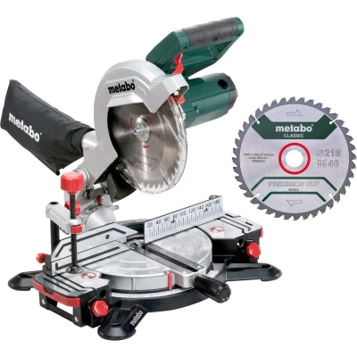 Afbeelding van Metabo KS 216 M set Verstekzaag Incl. 2 zaagbladen 690874000