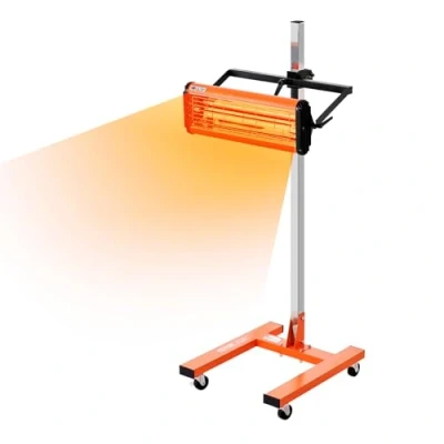Afbeelding van VEVOR 1500W krachtige infrarood verfuithardingslamp, automatisch drogend
