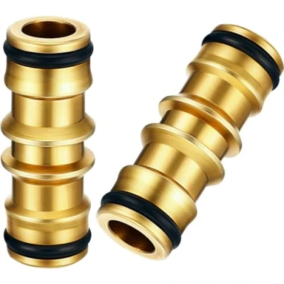 Afbeelding van XPendHoze Messing Dubbele Mannelijke Slang Connectoren Tuinslang Tap Einde Connector Pijp Connectors voor Join Tuin Pij