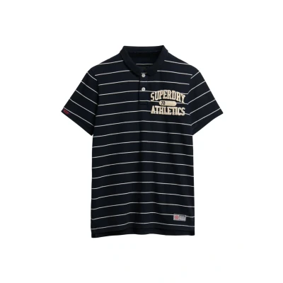 Afbeelding van Superdry Poloshirt, Heren, Maat: XXL, Eclipse navy stripe