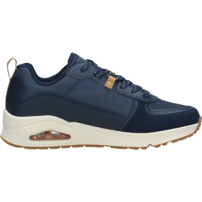 Afbeelding van Skechers Uno Layover Sneakers Laag Blauw Maat 39