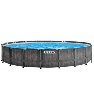 Afbeelding van Zwembad Intex Greywood Prism Frame Premium Grijs 549 x 122 cm Met Filterpomp