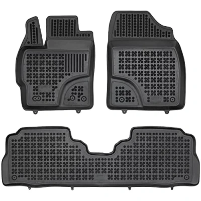 Afbeelding van M MOTOS Auto vloermatten van rubber voor Toyota Prius+ vanaf 2011 Maak uw reis comfortabeler met antislip automatten alle weersomstandigheden, bescherming tegen vuil