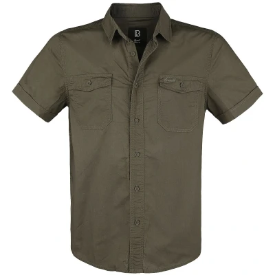Afbeelding van Brandit Roadstar Shirt met korte mouwen olijf L Katoen Basics