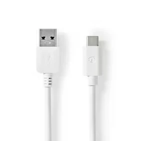 Afbeelding van USB 3.1 Cable C™ Male A 2.0 m White Nedis