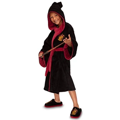 Afbeelding van Badjas Harry Potter &quot;Gryffindor&quot; hooded oversized kids series Unisex 10 12 Jaar (L)