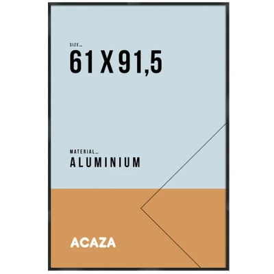 Afbeelding van ACAZA Foto Kader, 61 cm x 91,5 cm, Aluminium, Plexiglas, Zwart