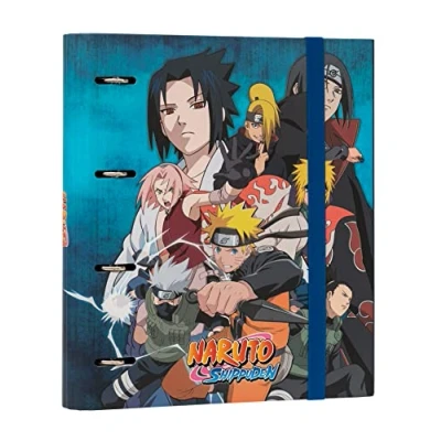 Afbeelding van Erik® Premium A4 Ringmap Naruto Ringband met 4 ringen