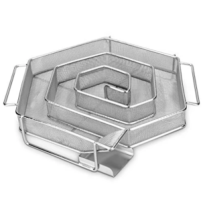Afbeelding van Navaris smokerbox Rookbox van roestvrij staal Cold smoke generator Voor het koud roken vlees, vis, kaas en ander gerookt voedsel