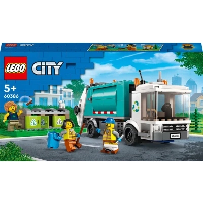 Afbeelding van LEGO City 60386 Recycle vrachtwagen Speelgoed