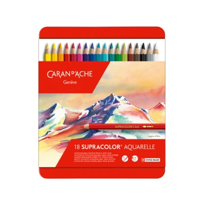 Afbeelding van Kleurpotloden Caran d&#039;Ache Supracolor 18stuks assorti