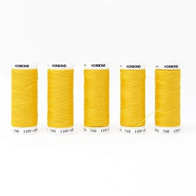 Afbeelding van Korbond Mosterdgeel, polyestergaren, polyester, 500 m