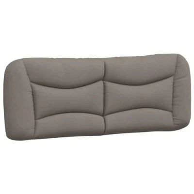 Afbeelding van vidaXL Hoofdbordkussen 140 cm stof taupe, hoofdbord kussen, kussen hoofdbord, bed hoofdeinde