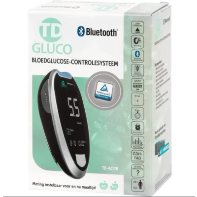 Afbeelding van Ht One TD Gluco Bloedglucose Controlesysteem 1ST