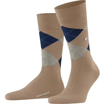 Afbeelding van Burlington Edinburgh sokken, ondoorzichtig, verwarmend effect, scheerwol, Bruin (Camel 5038) nieuw milieuvriendelijk, 46 50