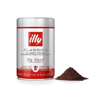 Afbeelding van 25% korting met code illy Gemalen Koffie Classico (moka maling) 1 stuk 250 g