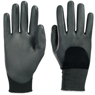 Afbeelding van Honeywell Handschoen maat 7 zwart EN 388 PSA categorie II polyamide tricot met polyurethaan 10 paar 062607841E
