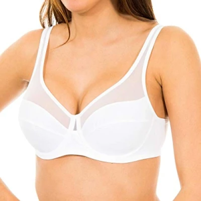 Afbeelding van DIM Generous Classic Underwire BRA Beugel BH, Dames, Maat: 90B, Blanc