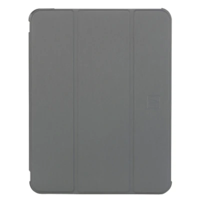 Afbeelding van Apple iPad Air 11 inch (2024) M2 Hoes: Tucano Satin Case Bookcase Grey TPU Tablet Hoezen
