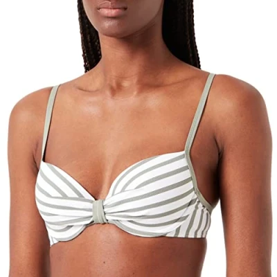 Afbeelding van ESPRIT Hamptons Beach Rcs Pad.bra Bikini voor dames, Light Kaki 3, 36/D