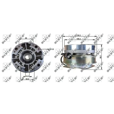 Afbeelding van Koppeling, radiateurventilator NRF 49701